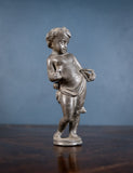 18th Century Lead Putto Figure - Harrington Antiques