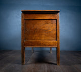 18th Century Oak Coffer With Carved Rosettes - Harrington Antiques