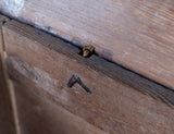 18th Century Oak Coffer With Carved Rosettes - Harrington Antiques