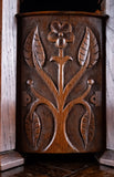19th Century Irish Carved Oak Castle Jewellery Box - Harrington Antiques