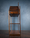 19th Century Irish Provincial Oak Scalloped Wall Shelf - Harrington Antiques