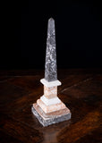 19th Century Italian Specimen Marble Obelisk - Harrington Antiques