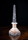 19th Century Italian Specimen Marble Obelisk - Harrington Antiques