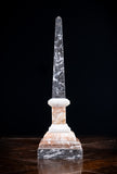 19th Century Italian Specimen Marble Obelisk - Harrington Antiques