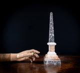 19th Century Italian Specimen Marble Obelisk - Harrington Antiques