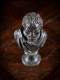 19th Century Serpentine Bust of Michelangelo - Harrington Antiques