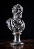 19th Century Serpentine Bust of Michelangelo - Harrington Antiques