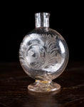 18th Century Engraved Flask Secret Storage Book