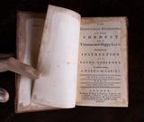 1755 The Gentleman Instructed In A Virtuous and Happy Life by William Darrell.
