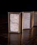 1878 Miniature London Almanac In Six-Fold Brass Glazed Travelling Mount