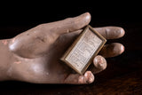1878 Miniature London Almanac In Six-Fold Brass Glazed Travelling Mount