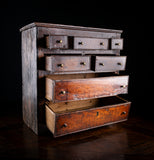 18th Century Oak Table Top Drawers