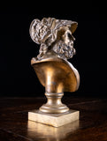 Gilt Bronze Bust Of Ajax, c.1880