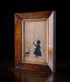 Silhouette of Child With Horse - Attributed to Augustin Edouart (1789-1861)