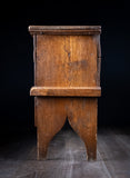 17th Century Elm Six Plank Coffer