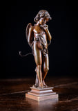 Felix Sanzel (1829–1883) - Bronze Cupid In Thought