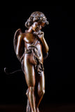 Felix Sanzel (1829–1883) - Bronze Cupid In Thought