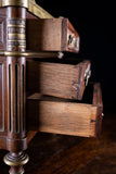 Miniature Louis XVI Mahogany, Bronze & Marble Commode
