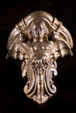 Gilt Terracotta Winged Siren Wall Brackets (With Provenance), c.1890