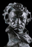 Painted Plaster Bust of Ludwig Van Beethoven, c.1930.