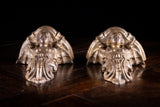 Gilt Terracotta Winged Siren Wall Brackets (With Provenance), c.1890