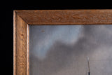 F. Corpuz (fl.1909) - Blue Cross Steamer In A Storm.
