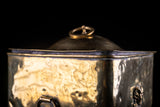 Brass Coal / Kindling Bin With Ram & Paw Feet, c.1890