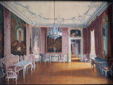 After J. Jaunbersin (fl.1900), 'The birth room of Emperor Franz Joseph at Schönbrunn Palace, Vienna'. - Harrington Antiques