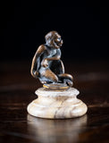 Bronze Monkey Wax Seal On Stand - Harrington Antiques