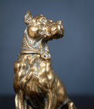 Early 20th Century Bronze Dog Inkwell - Harrington Antiques