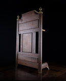 Early Victorian Oak & Brass Hall Stick Stand by James Shoolbred & Co - Harrington Antiques