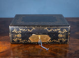 Fine Gilt Tooled Leather Writing box by Fitzmaurice West, London. - Harrington Antiques