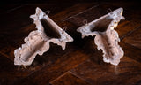 Gilt Terracotta Winged Siren Wall Brackets (With Provenance), c.1890 - Harrington Antiques