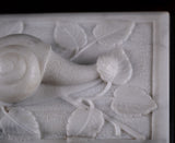 Large 19th Century Marble & Slate Snail Paperweight - Harrington Antiques