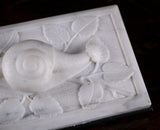 Large 19th Century Marble & Slate Snail Paperweight - Harrington Antiques