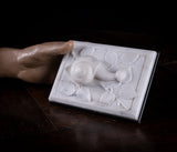 Large 19th Century Marble & Slate Snail Paperweight - Harrington Antiques