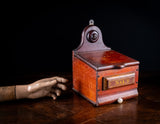 Large 19th Century Red Painted Salt Box - Harrington Antiques