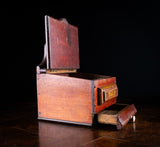 Large 19th Century Red Painted Salt Box - Harrington Antiques