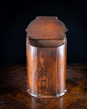 Large Elm Double Compartment Candle Box, c.1800 - Harrington Antiques