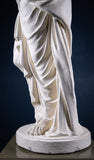 Large Plaster Composition Of A Classical Maiden With Plinth, c.1900 - Harrington Antiques