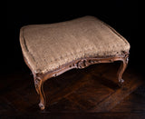 Louis XV Style Carved Beech Stool, c.1900 - Harrington Antiques