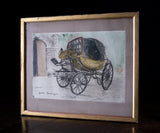 Ludwig Michalek (1859 - 1942) - Goethe's Reisewagen. Etching. 1911. - Harrington Antiques