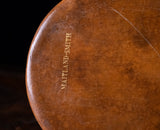 Maitland-Smith Leather 'Top Hat' Storage Box - Harrington Antiques