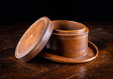 Maitland-Smith Leather 'Top Hat' Storage Box - Harrington Antiques