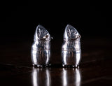 Novelty Silver Grotesque Pepper Pots by Frederick Brasted, London, 1880. - Harrington Antiques