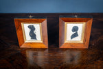 Pair of 19th Century Silhouettes, 'Barbara' & 'William'. - Harrington Antiques