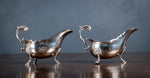 Pair Of Large 18th Century Sauce Boats by Abraham Portal, London, 1768. - Harrington Antiques