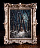 Pair Of Rural Scenes at Dusk & Evening, Dated 1838. Oil On Board. - Harrington Antiques