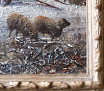 Pair Of Rural Scenes at Dusk & Evening, Dated 1838. Oil On Board. - Harrington Antiques