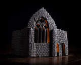 Rare Irish Bog Oak Miniature Gothic Architectural Ruin, c.1860 - Harrington Antiques